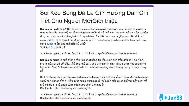 Các loại kèo cá độ phổ biến